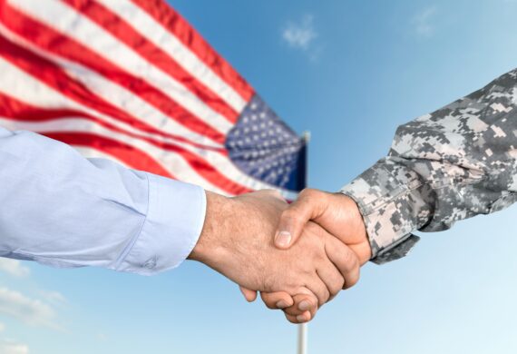 image that refers to doing business with Veteran small businesses.